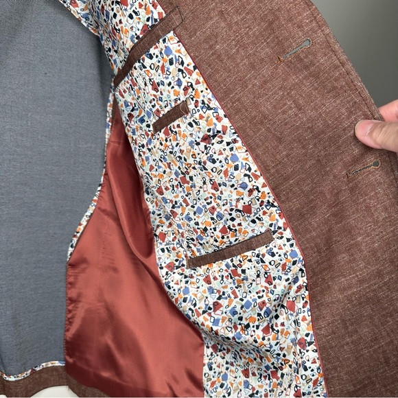 Daniel Hechter Men’s Brown Sport Jacket Medium - Picture 9 of 15